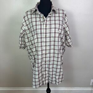 LL Bean Plaid Button Down Shirt L Tall Traditional Fit Gorpcore Outdoorsy Cabin